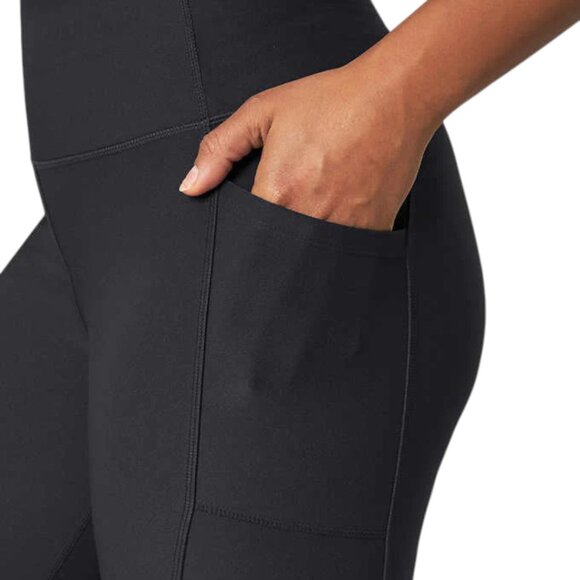 NEW Mondetta High-Rise Jacquard Panel Legging | Black - Picture 4 of 6